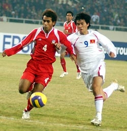 Công Vinh đã nỗ lực hết mình.