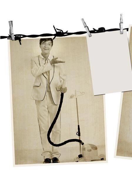 Lương Mạnh Hải hiền lành.