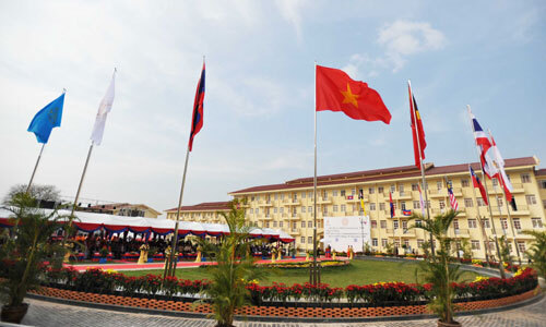 Lá cờ Tổ quốc tung bay tại SEA Games 25.