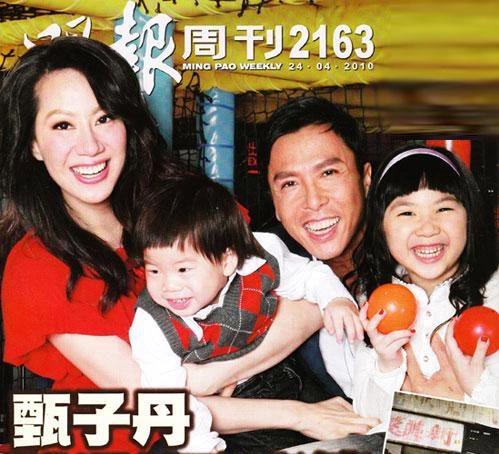 Chung Tử Đơn và gia đình hạnh phúc