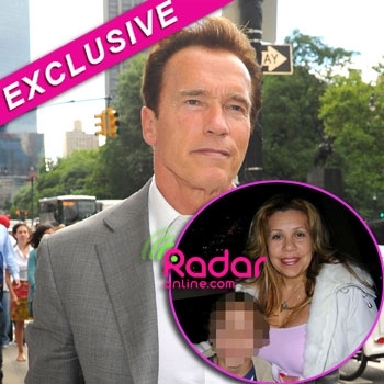 Mildred Baena, 50 tuổi, được cho là nữ quản gia đã có con riêng với Arnold.