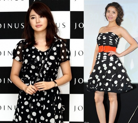 Yoon Eun Hye và Jung Shi Ah.