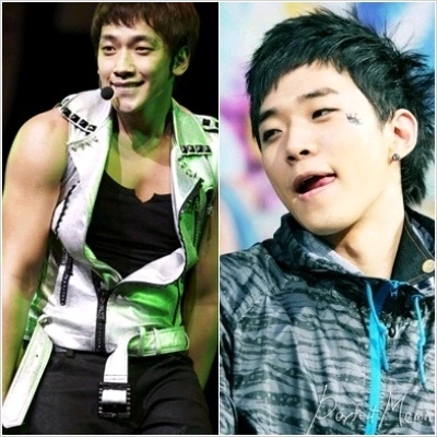 Rain and 2PM's Junho