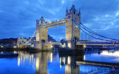 Cây cầu nổi tiếng ở London.