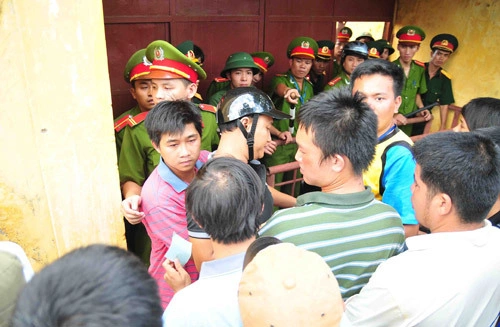 Lực lượng an ninh được huy động tối đa.