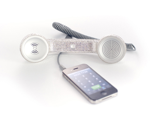 Tai nghe gắn đá Swaropski