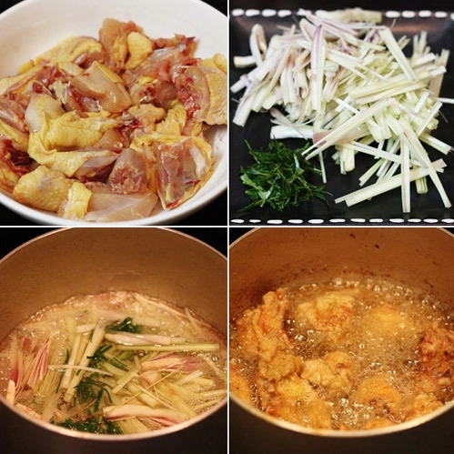 Các bước chế biến.