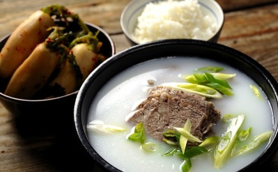 Canh ức bò.
