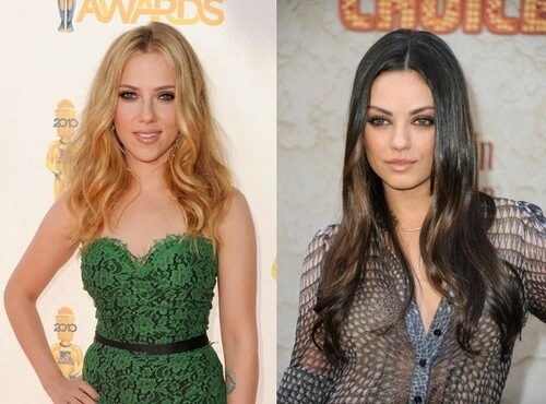 Scarlett Johansson và Mila Kunis Scarlett Johansson và Mila Kunis