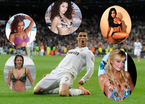 C. Ronaldo từng chinh phục rất nhiều mỹ nữ. C. Ronaldo từng chinh phục rất nhiều mỹ nữ.