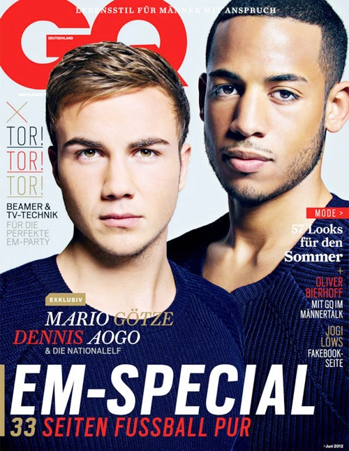 Mario Gotze và Dennis Aogo là đại diện cho miền Bắc. Mario Gotze và Dennis Aogo là đại diện cho miền Bắc.
