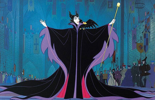 Tạo hình nhân vật Maleficent trong phim hoạt hình. Tạo hình nhân vật Maleficent trong phim hoạt hình.