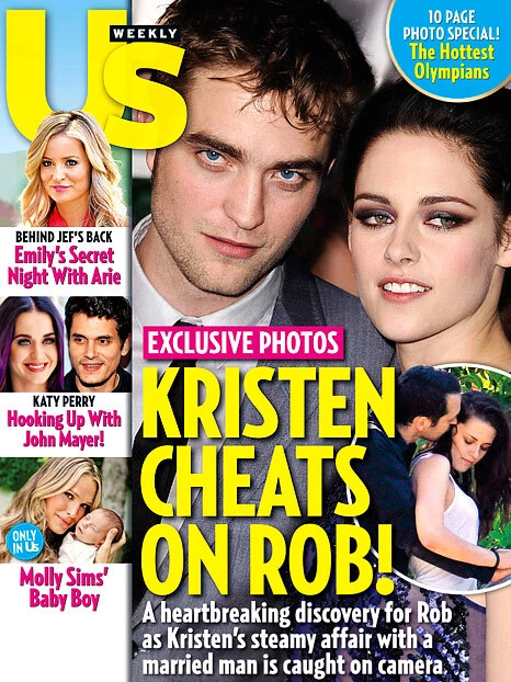 Tờ Us đăng ảnh tình tứ của Kristen và đạo diễn Rupert Sanders hôm 24/7. Họ cũng khẳng định sẽ đăng loạt ảnh tình tứ của hai người lên số báo ngày thứ 6, 27/7. Tờ Us đăng ảnh tình tứ của Kristen và đạo diễn Rupert Sanders hôm 24/7. Họ cũng khẳng định sẽ đăng loạt ảnh tình tứ của hai người lên số báo ngày thứ 6, 27/7.