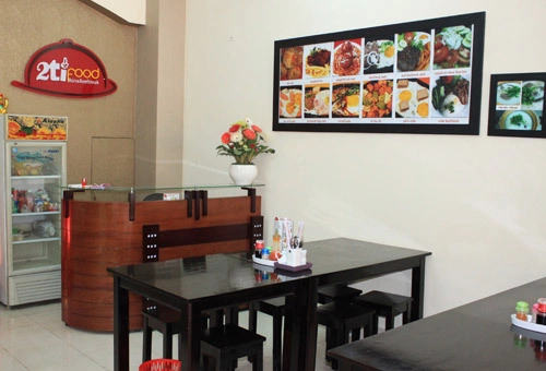Một góc không gian của quán.