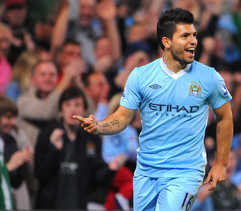 3. Sergio Aguero 3. Sergio Aguero