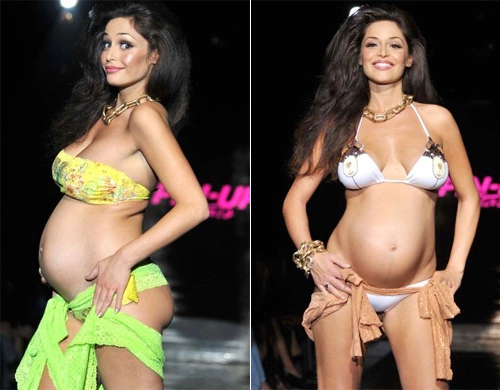 Raffaella Fico, bồ cũ đang mang thai của Balotelli, cũng thích khoe niềm hạnh phúc sắp làm mẹ bằng việc 'cởi đồ' trên sàn catwalk. Raffaella Fico, bồ cũ đang mang thai của Balotelli, cũng thích khoe niềm hạnh phúc sắp làm mẹ bằng việc 'cởi đồ' trên sàn catwalk.