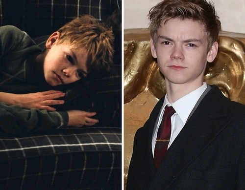 Thomas Sangster as Sam in "Love Actually" (2003) Thomas Sangster as Sam in "Love Actually" (2003)
