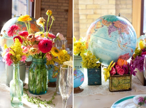 Những sắc màu hoa rực rỡ mang đến vẻ đẹp tươi tắn, trẻ trung cho bữa tiệc. Những sắc màu hoa rực rỡ mang đến vẻ đẹp tươi tắn, trẻ trung cho bữa tiệc.