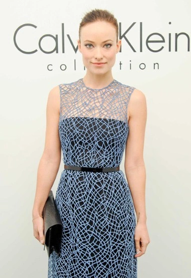 Hollywood starlet Olivia Wilde was on the guest list for Calvin Klein.