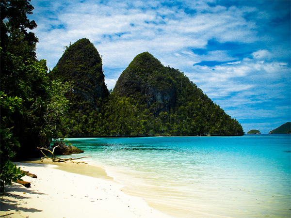 Raja Ampat có hơn 40.000 km vuông đất liền và sở hữu công viên biển lớn nhất Indonesia, thuộc vùng tam giác san hô Indonesia, Philippines và Papua New Guinea. Raja Ampat có hơn 40.000 km vuông đất liền và sở hữu công viên biển lớn nhất Indonesia, thuộc vùng tam giác san hô Indonesia, Philippines và Papua New Guinea.