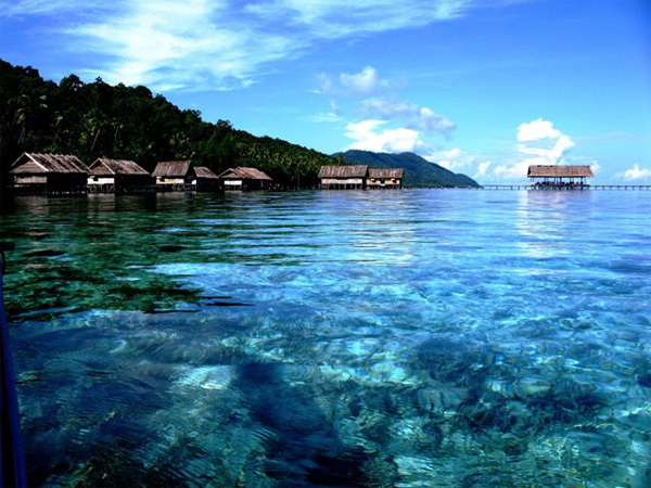 Nước biển ở vùng Raja Ampat ấm áp đến khó tin, với nhiệt độ trung bình khoảng 28 - 30 độ C. Nước biển ở vùng Raja Ampat ấm áp đến khó tin, với nhiệt độ trung bình khoảng 28 - 30 độ C.