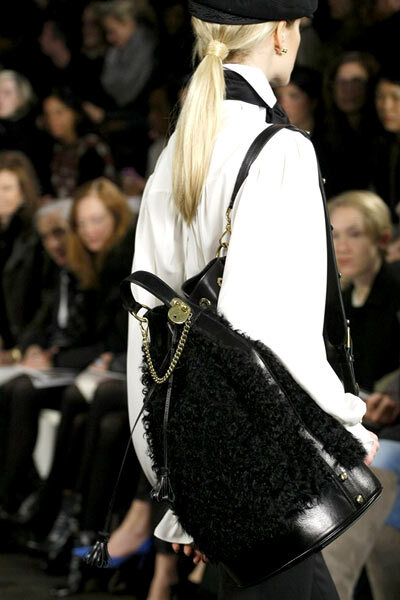 Ralph Lauren teamed the practical shape with the original design to create this rucksack and shoulder bag hybrid. Ralph Lauren teamed the practical shape with the original design to create this rucksack and shoulder bag hybrid.
