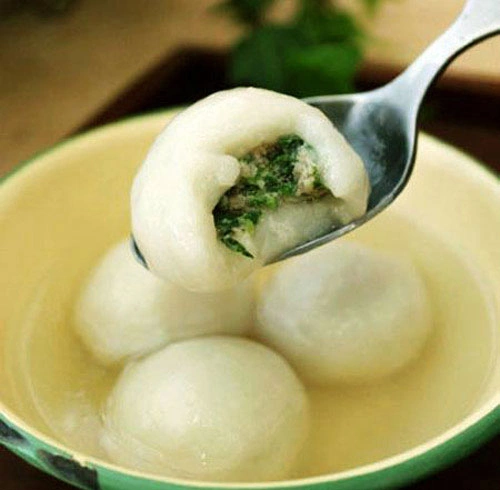 Bánh trôi nhân mặn với thịt và rau, bạn đã thử chưa? Bánh trôi nhân mặn với thịt và rau, bạn đã thử chưa?