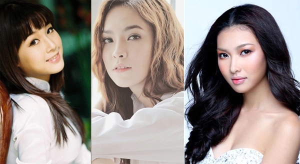 Từ trái qua: Miss Tố Quyên, Kim Phượng, Bích Khanh.