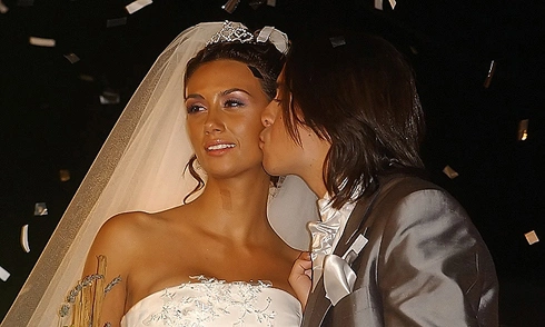 Pamela Diaz và Manuel Neira trong ngày cưới. Pamela Diaz và Manuel Neira trong ngày cưới.