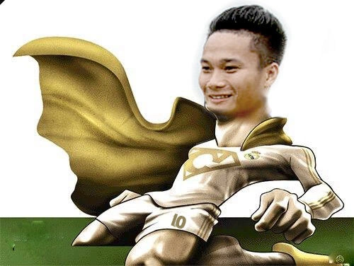 Superman của bóng đá Việt Nam. Superman của bóng đá Việt Nam.