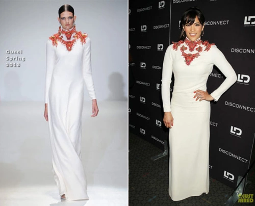 Paula Patton In Gucci Disconnect New York Special Screening. Paula Patton In Gucci Disconnect New York Special Screening.