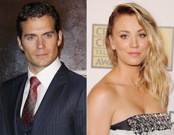 Henry Cavill và Kaley Cuoco. Henry Cavill và Kaley Cuoco.
