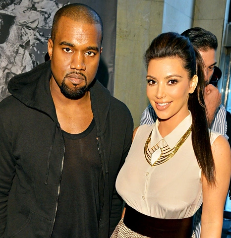 Kim và Kanye West. Kim và Kanye West.