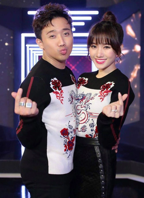 Trấn Thành cảm ơn Hari Won đã đến bên anh.