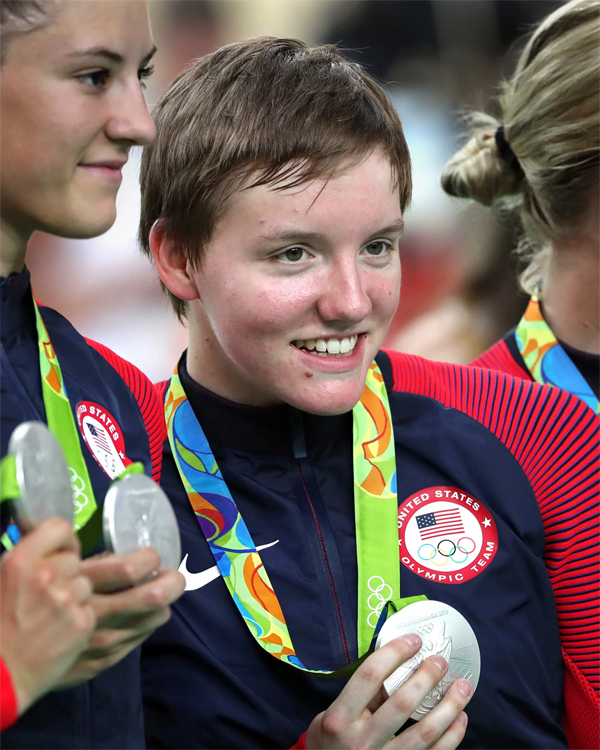 Kelly Catlin thành công từ rất trẻ.