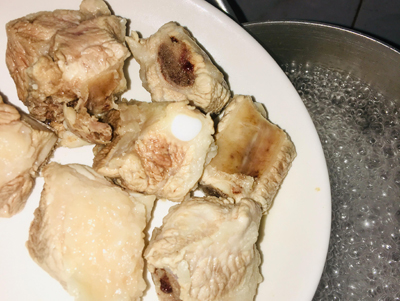 Canh sườn rau rút nấu chua - 2