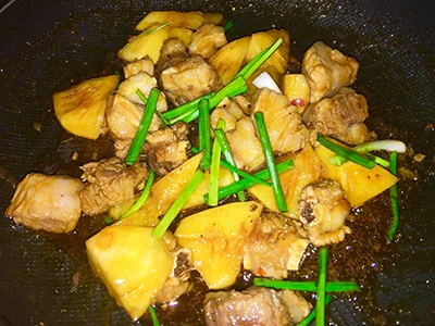 Sườn non kho dứa - 3