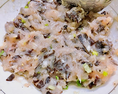 Canh khổ qua chả cá thác lác nấm mèo - 2