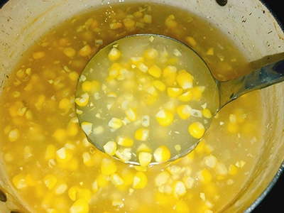 Chè bắp lá dứa - 2