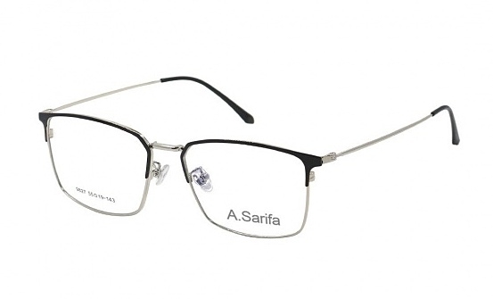 Gọng kính Sarifa 9827 bạc.
