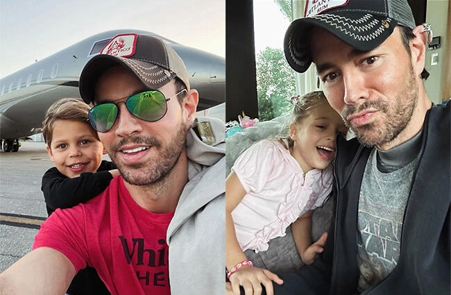 Enrique Iglesias celebra el tercer cumpleaños de sus gemelos y comparte su experiencia como padre