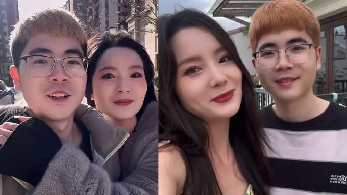 Giang Tiểu Tiểu lớn hơn anh 15 tuổi, đã kết hôn và có một con trai. Ảnh: 163