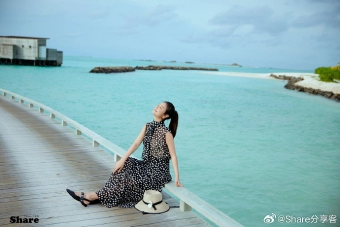 Lâm Tâm Như nghỉ resort Maldives - 2