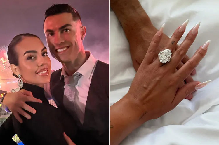 C. Ronaldo cầu hôn bạn gái - Ngôi sao