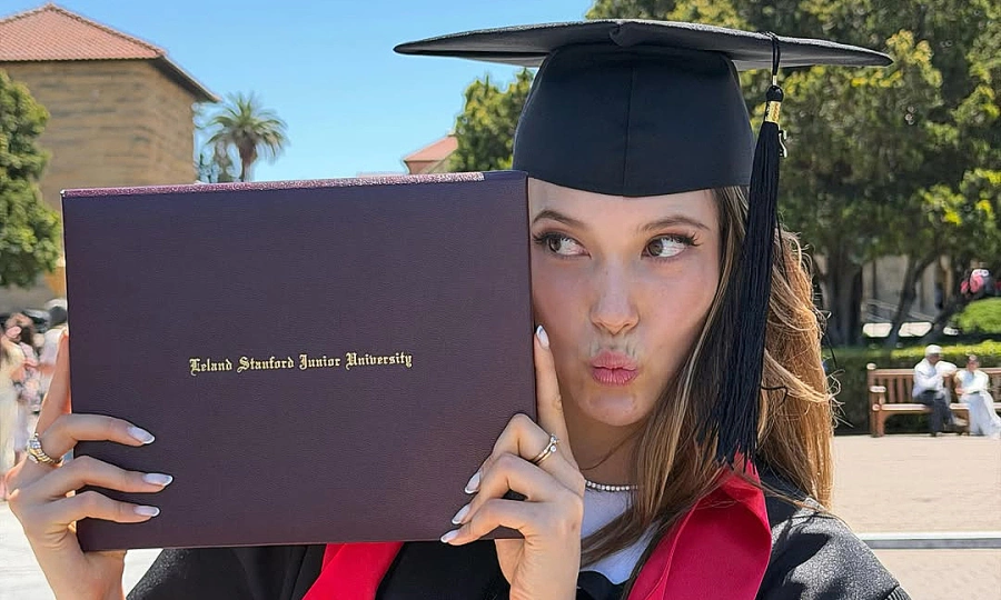 'Snow Princess' Eileen Gu graduates from Stanford University